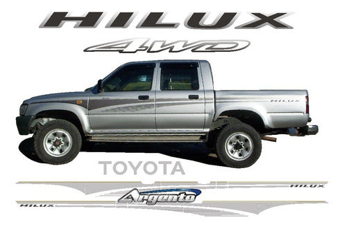 Argento Gráfica Toyota Hilux SRV DX 2001/4 Similar Original 0