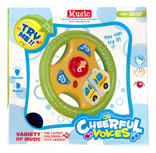 Juguete Bebe Cheerful - Volante Infantil En Caja 0