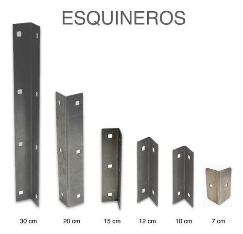 Fleje Esquinero Elevate Alto 20 Cm Sin Pintar 2