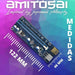 Amitosai Riser Mts-btcminergold 1 To 16 Ver 009c Gold Pcie Usb3.0 Mb5 6