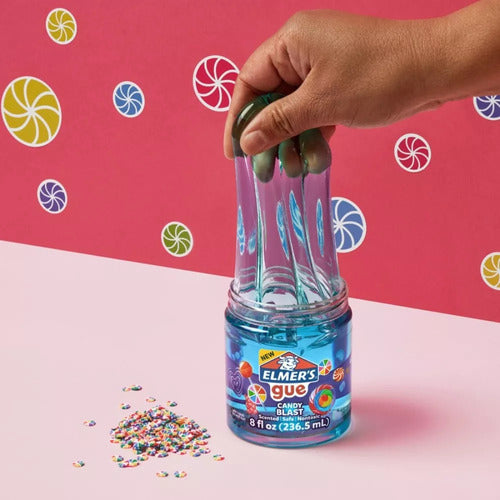 Elmer's Gue Slime Candy Blast with Washable Accessories - Non-Toxic Fun 3