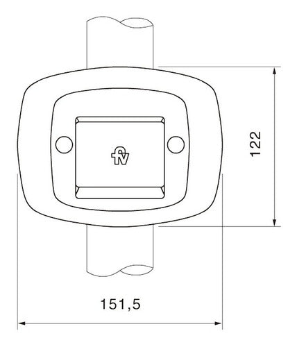 Tapa Tecla Para Valvula De Descarga Fv 0368.02 1