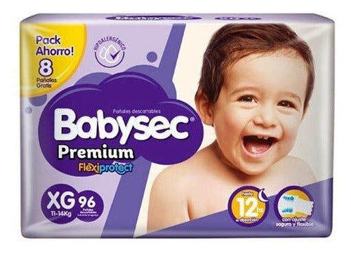 Babysec® Premium Diapers Size XG Pack of 96 - Baby 0