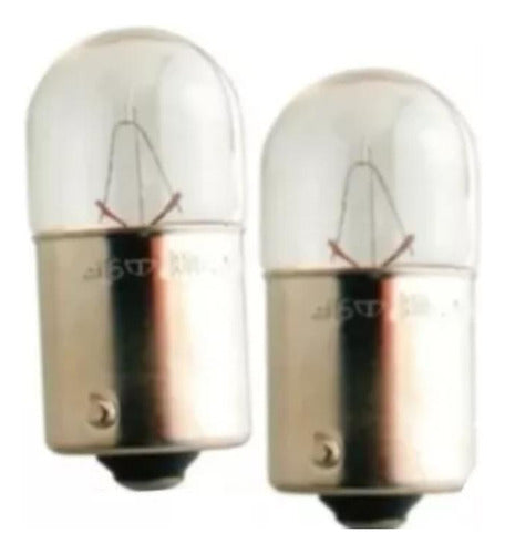 2 Lampadas Luz Placa R5w 24v Ba15s T67 Ph13821 Sinalização 0