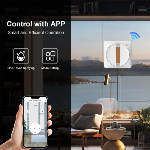 Robot Limpiador De Ventanas Inteligente Con Control Remoto 4