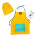 m ala m Kitchen Apron with Chef Hat for Kids 0