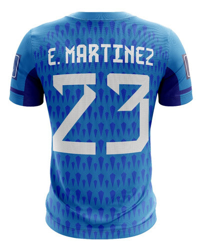 Sublimated T-Shirt - Argentina Goalkeeper Blue - Customizable 1