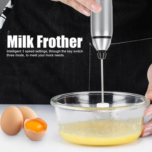 Mini Coqueteleira Elétrica Portátil Milk Frother Egg 7