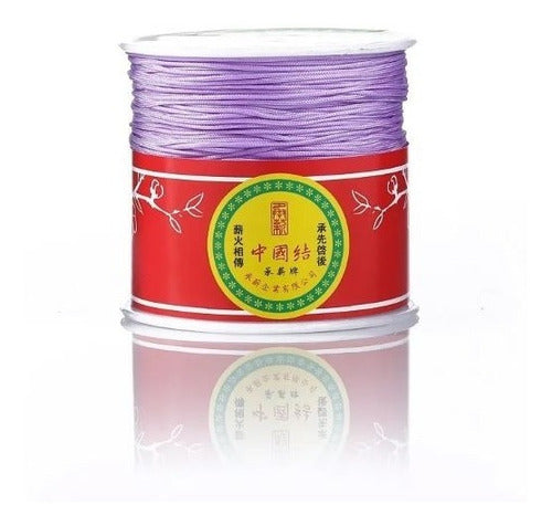 Purple 1mm Real Chinese Cord 25 Meters 0