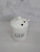 Poupee Deco White Ceramic Sugar Bowl with Lid and Spoon 3