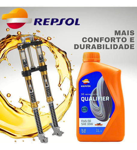 Óleo Bengala Suspensão Moto Fork Oil Sae 10w Repsol Sintetic 3