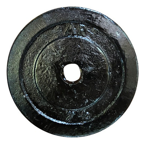 10kg Cast Iron Weight Plate - 100% Solid 4