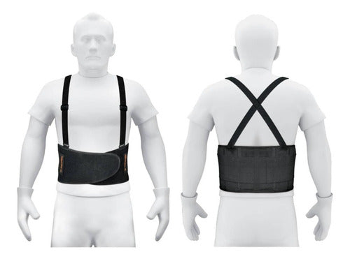 Truper Lumbar Support Belt with Adjustable Straps M-L-XL-XXL 0