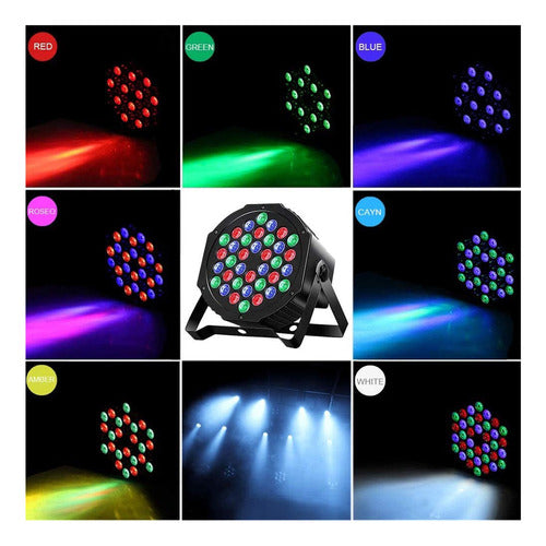 36led 30w Luzes De Palco Dmx 512 Luz Discoteca Rgb Dj Festa 6