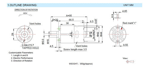 Motor Dc 775 - 12 - 24v Alto Torque Robotica Cnc 4