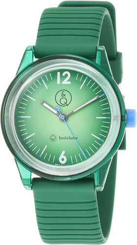 Q&Q Solar Women's Watch - Waterproof to 100m - Silicone Band 3