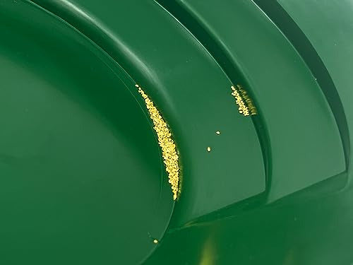 Sluice Fox Set of 2 Nesting Gold Pans in 11 Inch and 15 Inch Diameter - Green 2