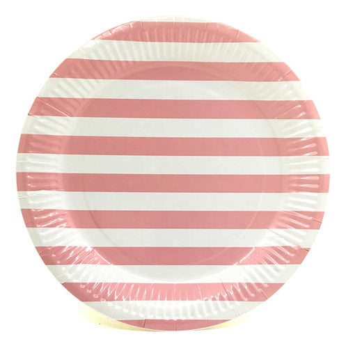 Universo Mágico Disposable Plates Stripes - 10 Units - 23 cm 5