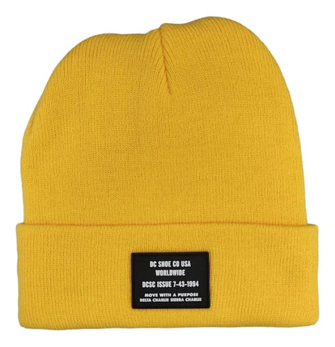 DC Yellow Label Ski Snow Knit Hat 0