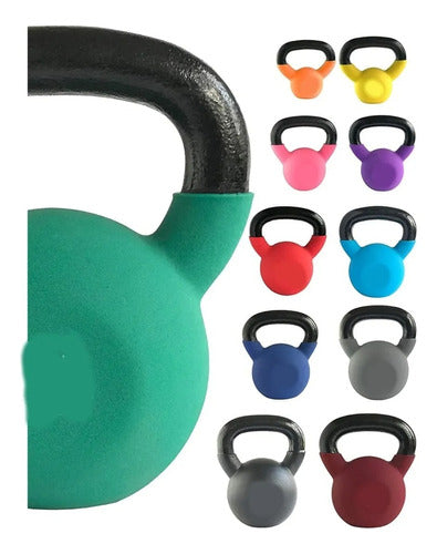 K'nex Rubber-Coated Cast Iron Kettlebell 10 Kg 0