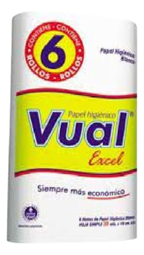 Pack Papel Higiénico Vual Excel 6x30m - X12u - Servint 0