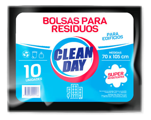 Bolsa Residuos Edificio 70x105 Clean Day 10 Un. 0