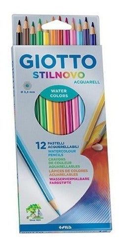 Lápices Acuarelables Giotto Stilnovo  Caja X 12 Colores 0