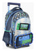 School Backpack with LED Light and Extendable Cart 18" 18