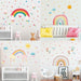 VinilosYa Rainbow Watercolor Decorative Vinyl for Kids 0