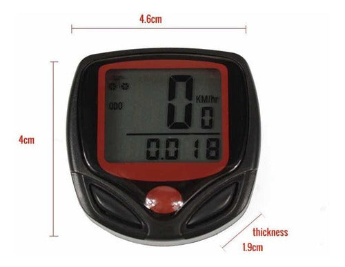 Timalo Bike Speedometer - Waterproof Bicycle Odometer 15 Functions Deal 6