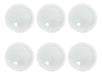 Set of 6 Tsuji 21cm Narrow Rim Porcelain Flat Plates - Line 450 0
