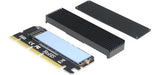 Godshark NVME Adapter with Heat Sink, M.2 SSD Key 3