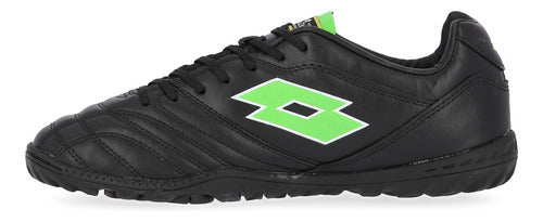 Lotto Stadio Tf Soccer Shoes in Black and Green for Men 1