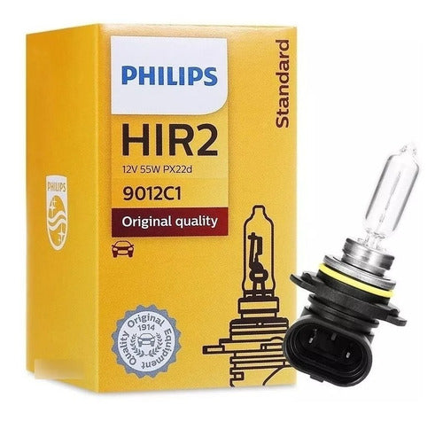 Lampara Philips Hir2 9012 12v 55w 9012c1 Px22d 0