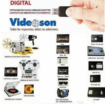 Pasamos Videos Vhs A  Digital 8mm A Dvd Pendrive,  Mini Dv. 0