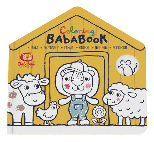 Bababoo Mi Primer Libro Para Colorear Granja - Mosca 0