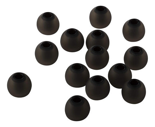 Xcessor 14 Silicone Tips for In-Ear Headphones - Black 1