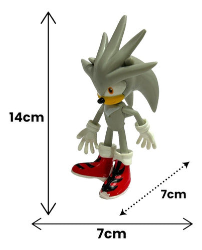 Sega Sonic Silver The Hedgehog Unique Quality Toy 4