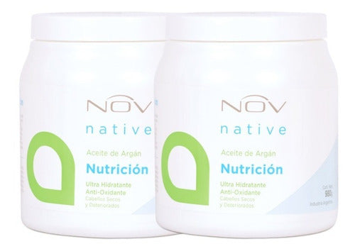 Crema Nutrición Aceite De Argán  Nov Native 980gr X2 0