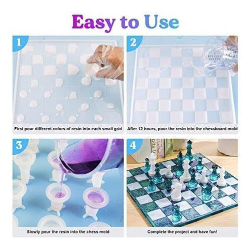 Let's Resin Chess Molds for Resin Casting 3