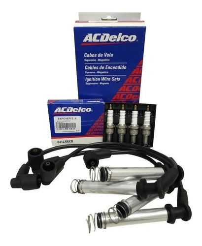 ACDelco Chevrolet Montana 1.8 Original Cable + Spark Plug Kit 0
