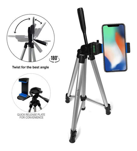 Acuvar 50-Inch Tripod for Smartphone 1