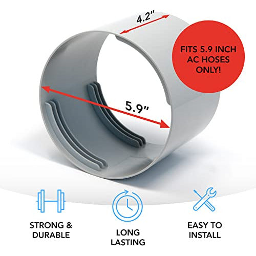 Kraftex 5.9 Inch Portable AC Hose Connector 1