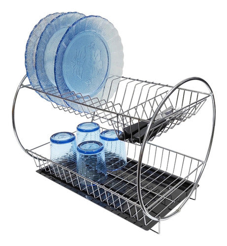 VG Deco Drying Rack Kitchen Plate Organizer 0