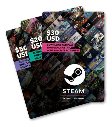 Gift Card Steam 5 USD 0
