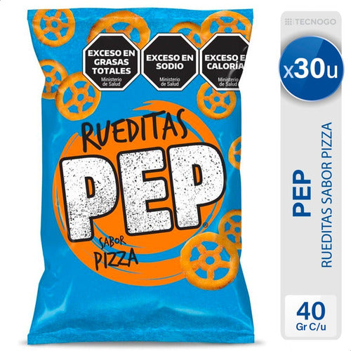 Pep Snack Rueditas Sabor Pizza Pack X30 - Mejor Precio 1