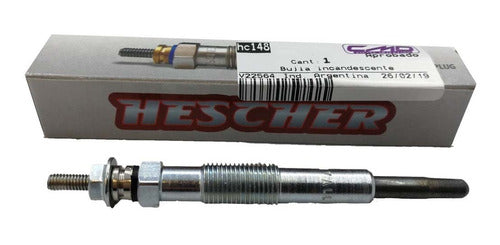 Hescher Diesel Glow Plug Set - hc148 for Renault 1.9 Clio Kangoo 0