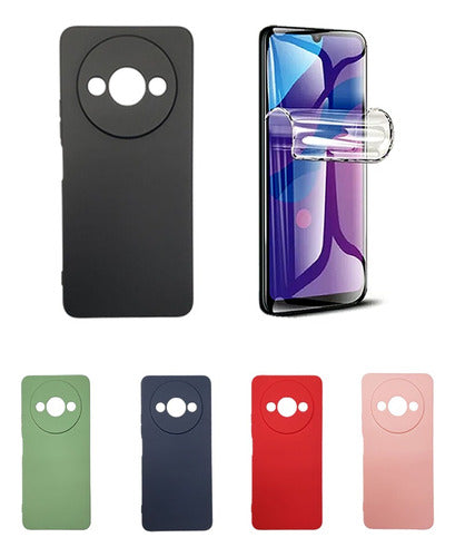 Generic Case Protector + Hydrogel For Xiaomi Redmi A3 - Funda 0