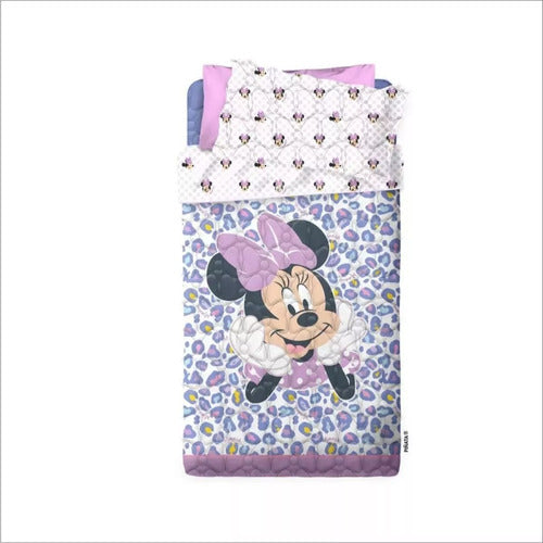 Piñata Reversible Bed Cover 1 1/2 Plazas Minnie Mouse 1