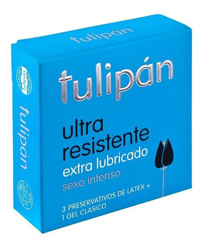 Pack of 36 Units Tulipán Condoms Ult Resist 3 Un Tulipa Pro 0